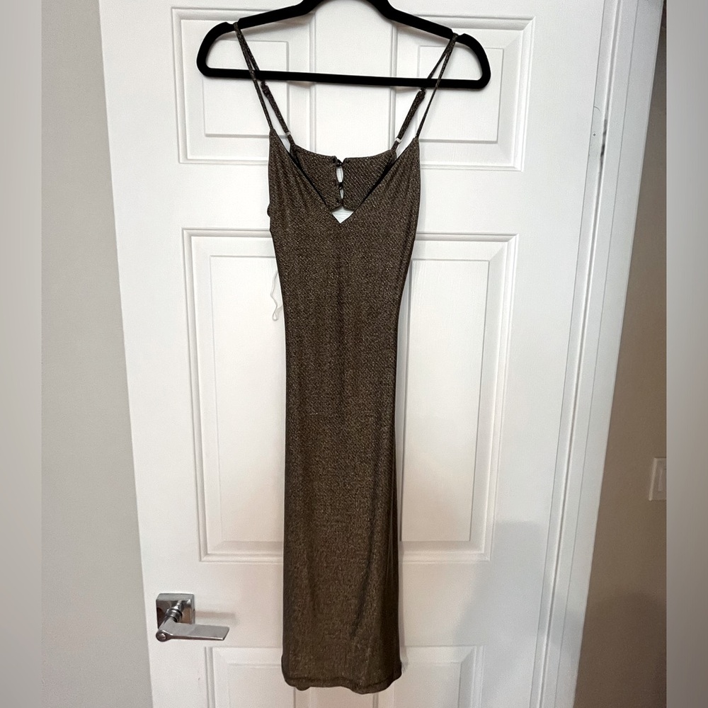 Spaghetti Strap Mid-length Dress